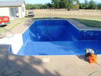 NEW POOL LINER REPLACEMENT